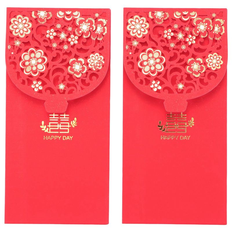 ABZC-60PCS Chinese Red Envelop - Wedding Envelopes ulasan dan harga