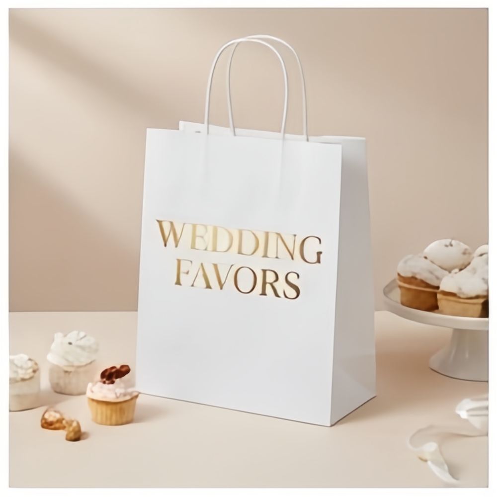 Customizable Kraft Paper Bags  - Wedding/Event Supply Store ulasan dan harga