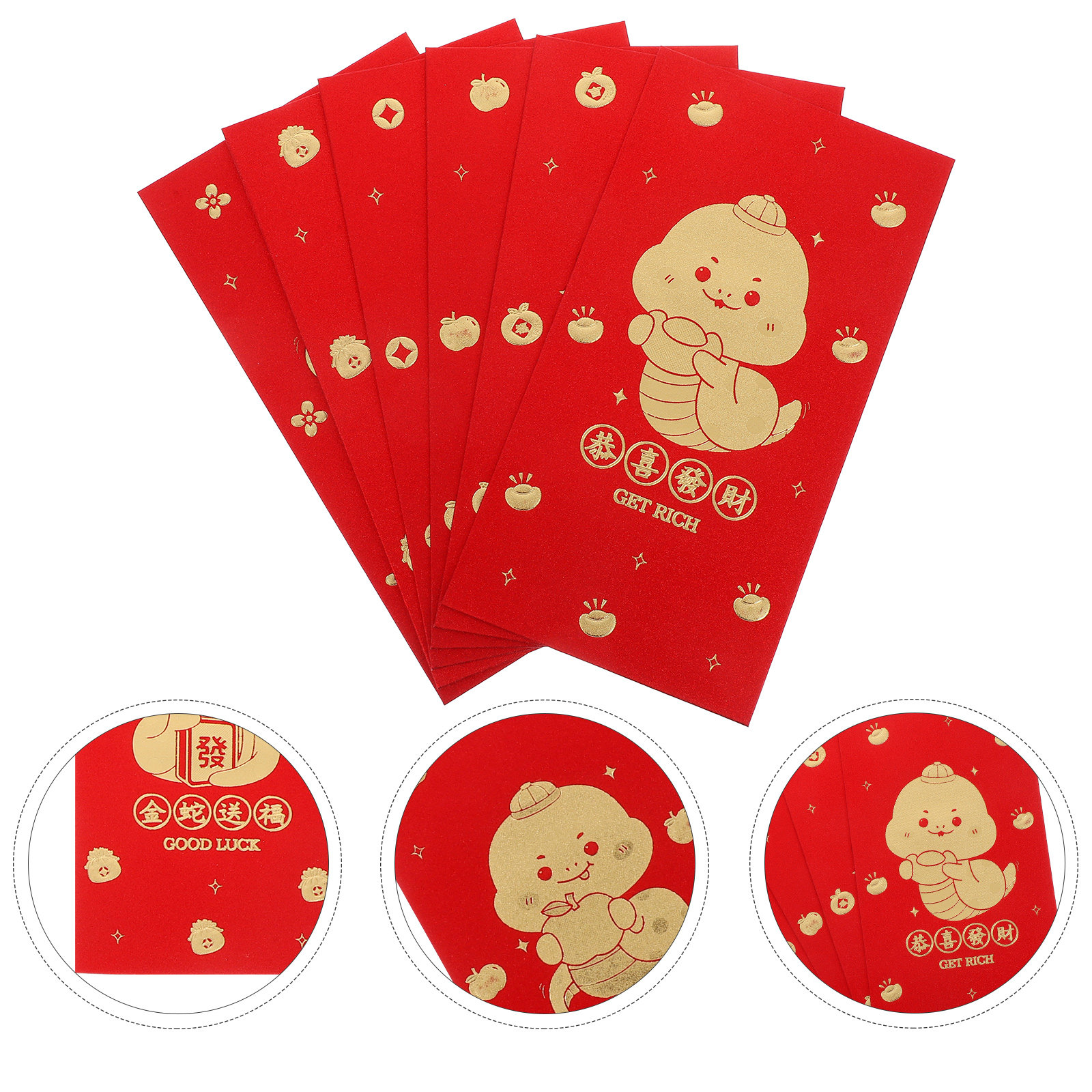 12Pcs Lunar New Year Red Envel - Wedding Envelopes ulasan dan harga