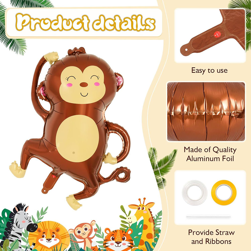 6 Pieces of Jungle Wild Animal - Wedding Zoo ulasan dan harga